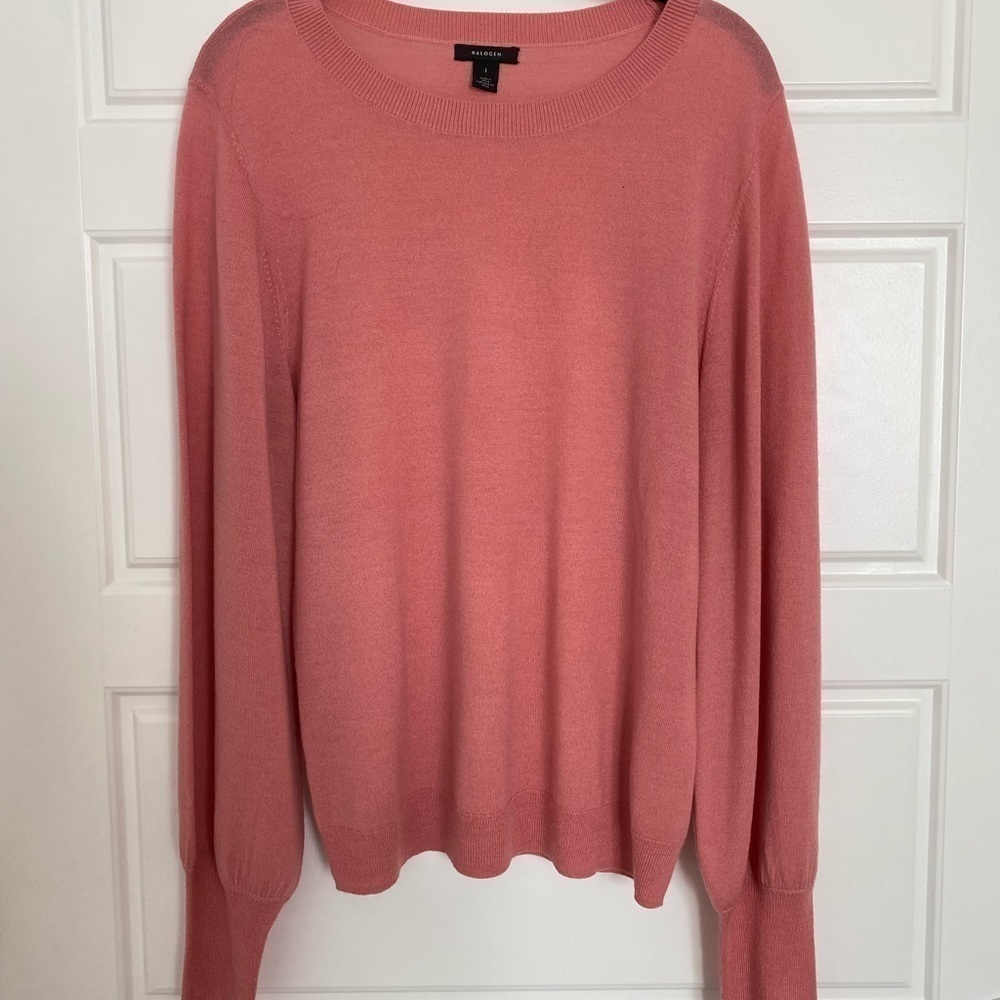𝅺HALOGEN Women’s Pink Blouse‎ Size 1